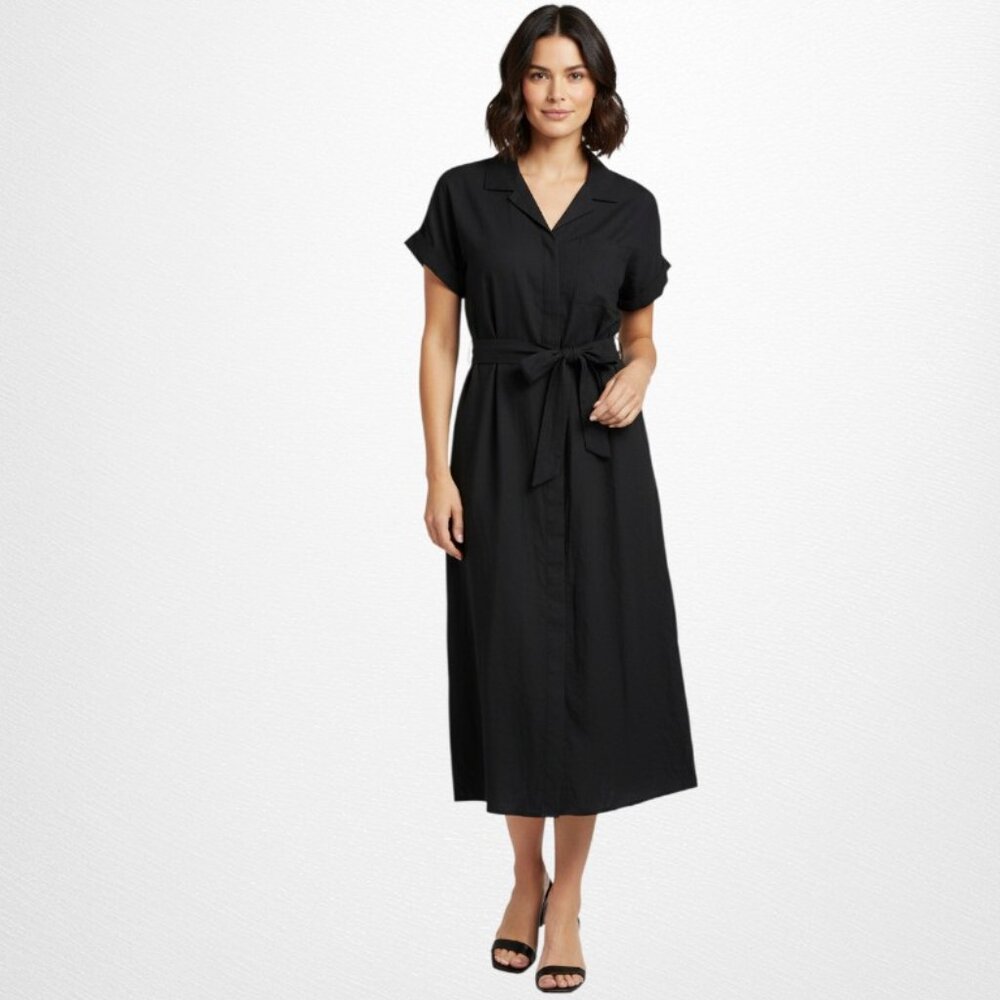 Banana Republic Black Shirt Dress New with Tags